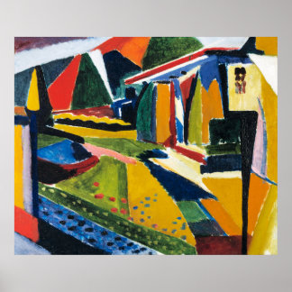 Affiche Paysage Abstrait (1915–1916) - Henry Lyman Sayen