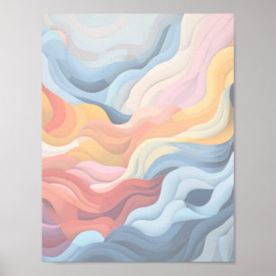 Affiche Paysage Abstrait 2