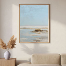 Paysage Abstrait Minimaliste de Plaine de Sel