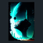 Affiche Paysage Alien de science-fiction 103<br><div class="desc">Paysage Alien de science-fiction 103</div>