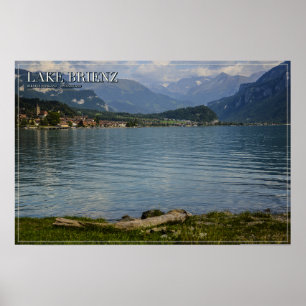 Affiche Paysage alpin du lac de Brienz Oberland bernois su