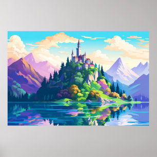 Affiche Paysage Architecture Panoramique Paysage Nature