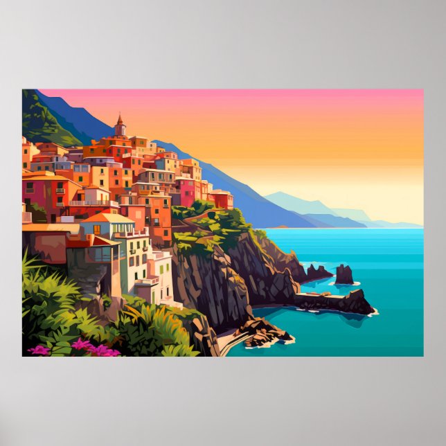 Affiche Paysage Architecture Panoramique Paysage Nature (Devant)