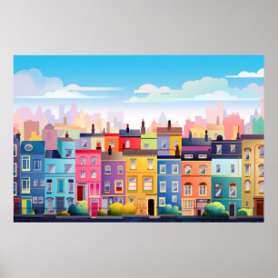 Affiche Paysage Architecture Panoramique Paysage Nature