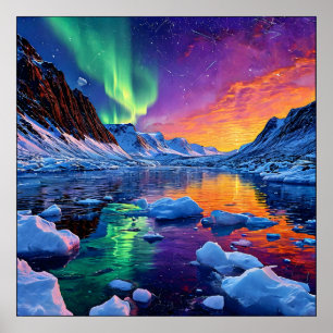 Affiche Paysage arctique