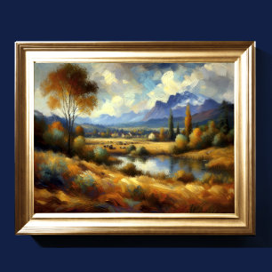 Affiche Paysage artistique Abstrait II