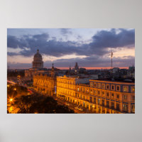 Paysage au coucher du soleil, La Havane, Cuba