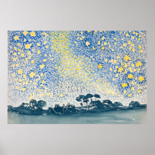 Affiche Paysage avec étoiles (1905-1908)