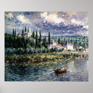 Affiche Paysage avec orage