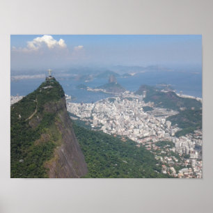 Affiche Paysage carioca de Rio de Janeiro au Brésil exquis