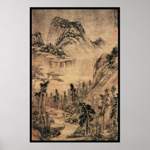 Affiche Paysage chinois (ix)