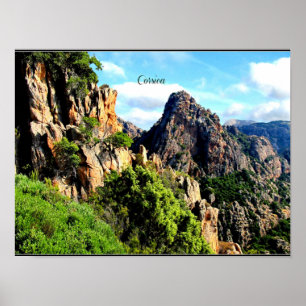 Affiche Paysage corse