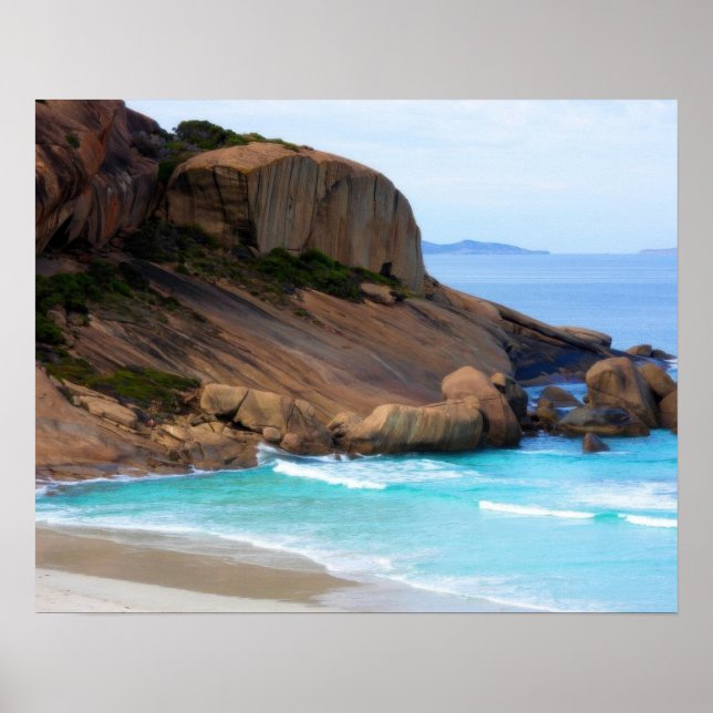 Affiche Paysage côtier (Devant)