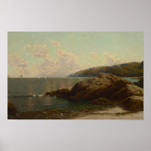 Affiche Paysage côtier de Bricher