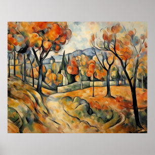 Affiche Paysage d'automne