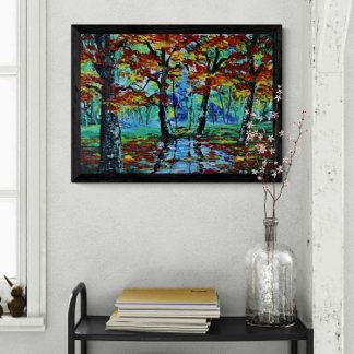 Affiche Paysage d'automne
