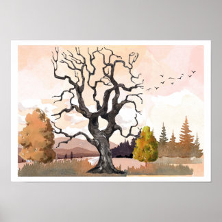 Affiche Paysage d'automne