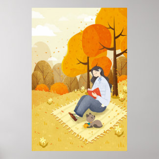 Affiche Paysage d'automne