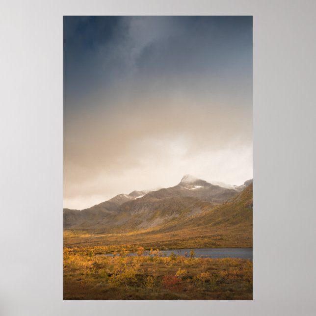 Affiche Paysage d'automne de Kvaløya (Devant)