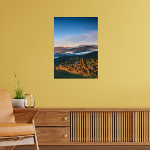 Affiche Paysage d'automne époustouflant de Šilentabor, Slo