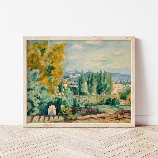 Affiche Paysage d'automne, Saint-Tropez | Henri Manguin (Créateur téléchargé)