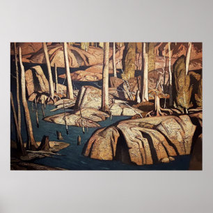 Affiche Paysage de Backwater par le Canadien AJ Casson
