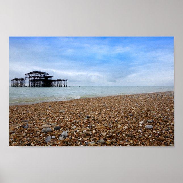 Affiche Paysage de Brighton West Pier (Devant)