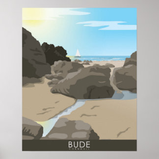 Affiche Paysage de Bude Cornwall