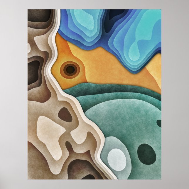 Affiche Paysage de couches (Devant)