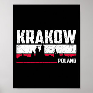 Affiche Paysage de Cracovie Pologne