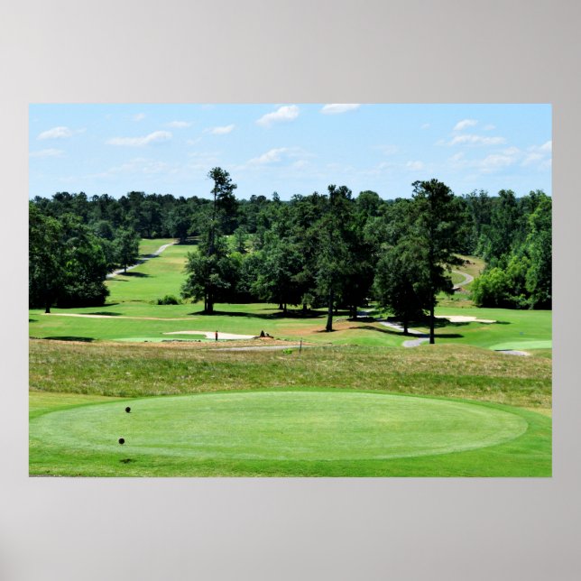 Affiche Paysage de golf (Devant)
