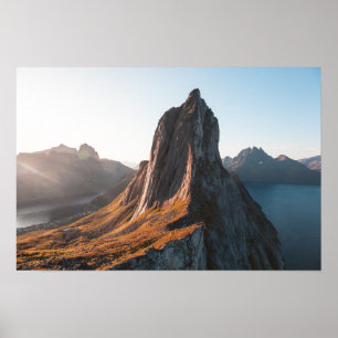 Affiche Paysage de la montagne norvégienne