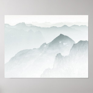 Affiche Paysage de la montagne norvégienne