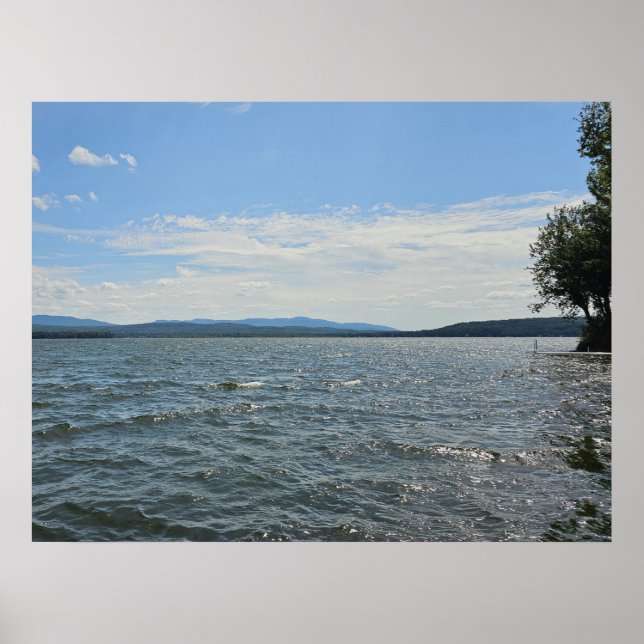 Affiche Paysage de lac (Devant)