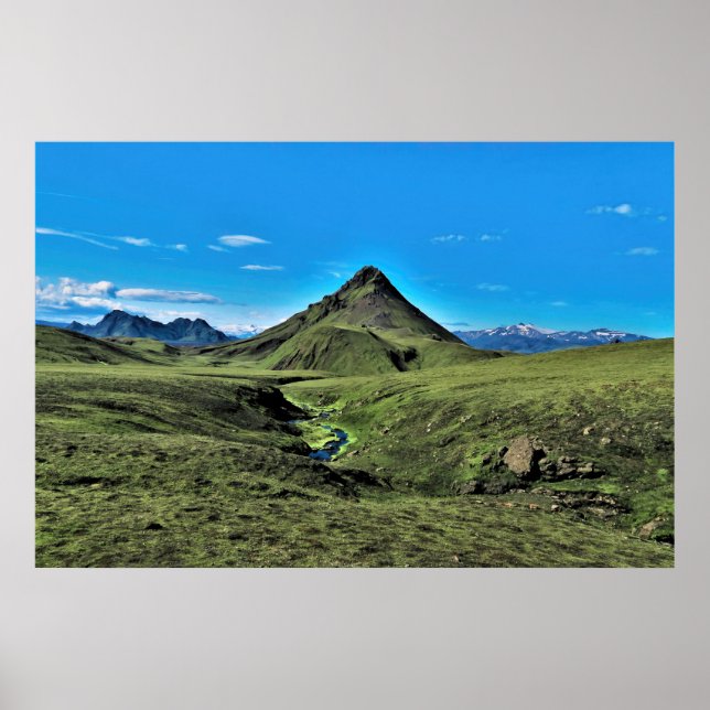 Affiche Paysage de Laugavegur (Devant)