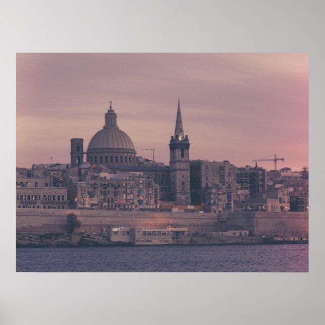 Affiche Paysage de Malte (Devant)
