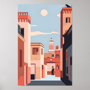 Affiche Paysage de Marrakech Elegance 4K