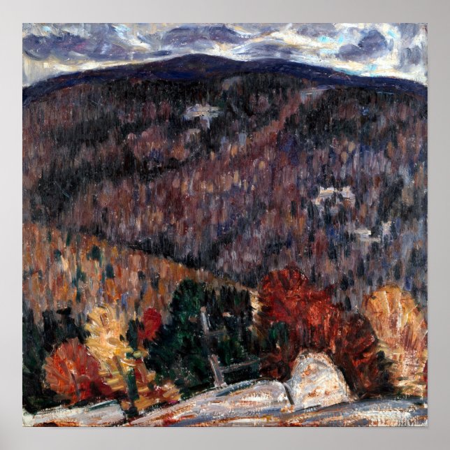 Affiche Paysage de Marsden Hartley no 25 (Devant)