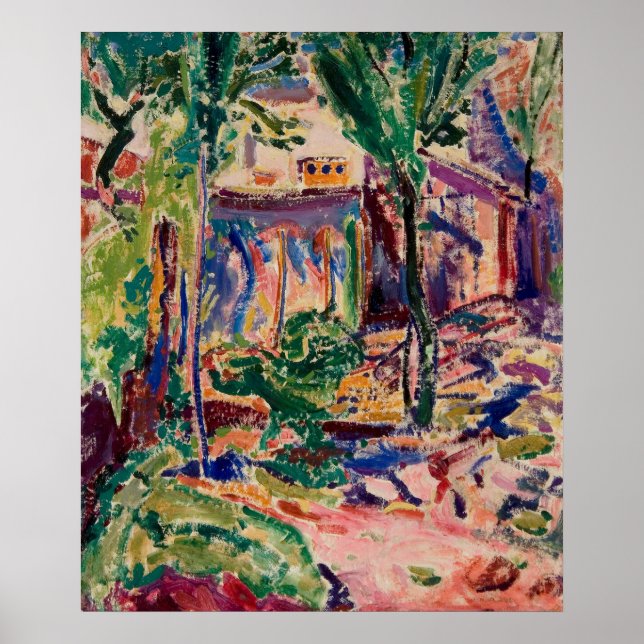 Affiche Paysage de Maurer avec maison (Devant)