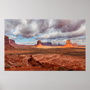 Affiche Paysage de Monument Valley, AZ