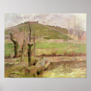 Affiche Paysage de Paul Gauguin   près de Pont-Aven, 1888
