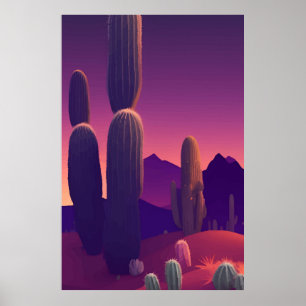 Affiche Paysage de peinture Abstraite