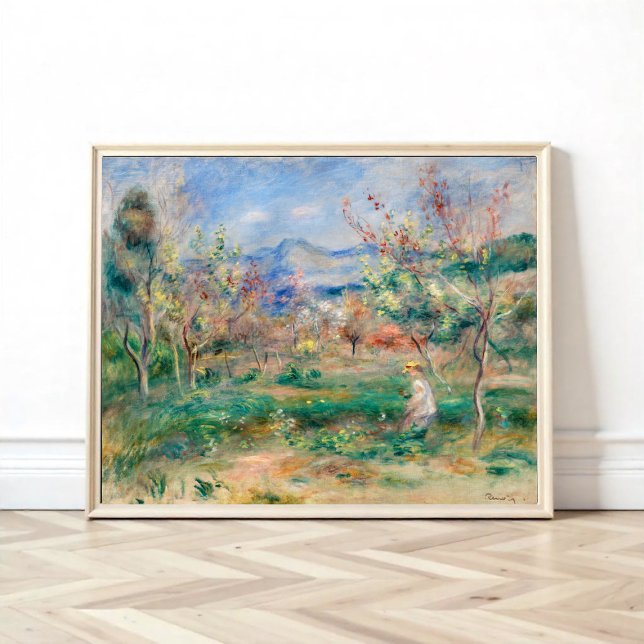 Affiche Paysage de Pierre-Auguste Renoir (Créateur téléchargé)