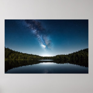 Affiche Paysage de plein air de lac Nature Calme Paisible