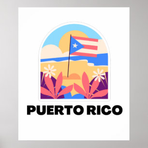Affiche Paysage de Porto Rico