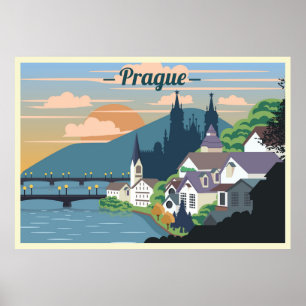 Affiche Paysage de Prague