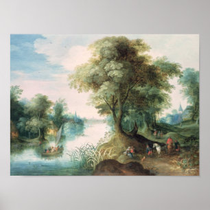 Affiche Paysage de rivière