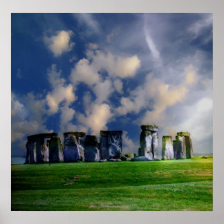 Affiche Paysage de Stonehenge