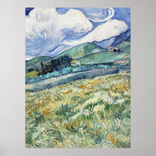 Affiche Paysage de Van Gogh de Saint-Rémy (1889)