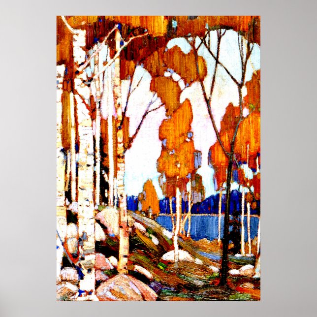 Affiche Paysage décoratif par Tom Thomson (Devant)
